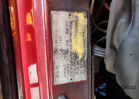 1972 Toyota Fj-40 из США, поврежденный, VIN FJ40132074